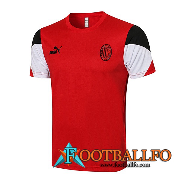 Camiseta Entrenamiento AC Milan Rojo/Blanca 2021/2022