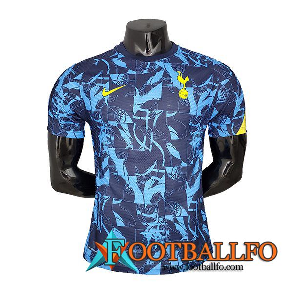 Camiseta Entrenamiento Tottenham Hotspur Player Version Negro/Azul 2021/2022
