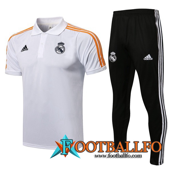 Camiseta Entrenamiento Real Madrid + Pantalones Blanca 2021/2022