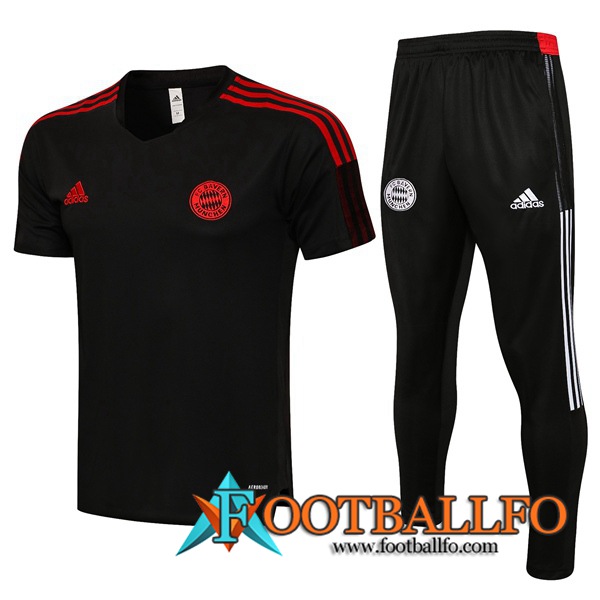 Camiseta Entrenamiento Bayern Munich + Pantalones Negro 2021/2022