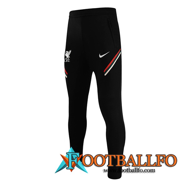 Pantalon Entrenamiento FC Liverpool Negro/Rojo/Blanca 2021/2022