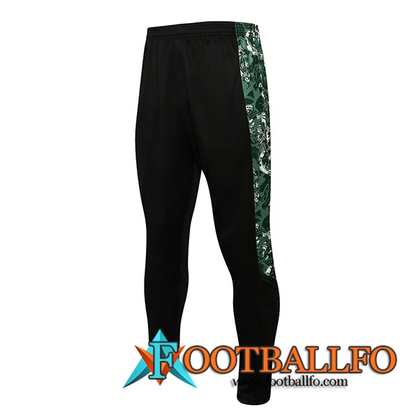 Pantalon Entrenamiento Manchester City Verde/Negro 2021/2022
