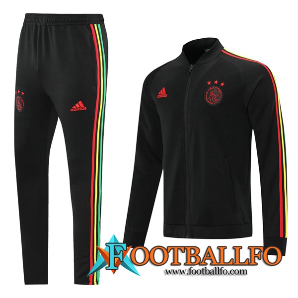 Chandal Equipos De Futbol - Chaqueta AFC Ajax Negro 2021/2022