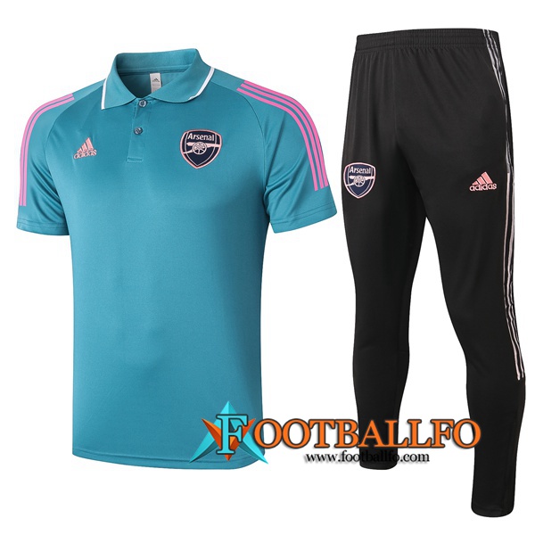 Polo Futbol Arsenal + Pantalones Verde 2020/2021