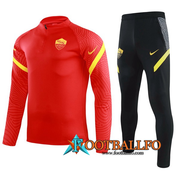 Chandal Futbol + Pantalones AS Roma Roja 2020/2021