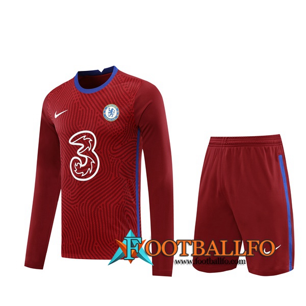 Camisetas Futbol FC Chelsea Portero Violet Manga Larga 2020/2021