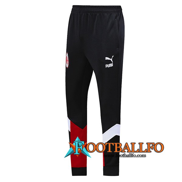 Pantalones Futbol AC Milan Negro Roja 2019/2020