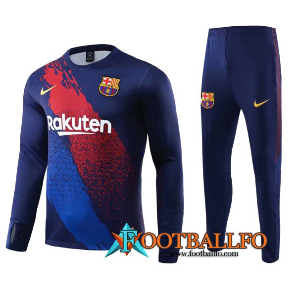 Chandal Futbol + Pantalones FC Barcelona Azul Roja 2019/2020