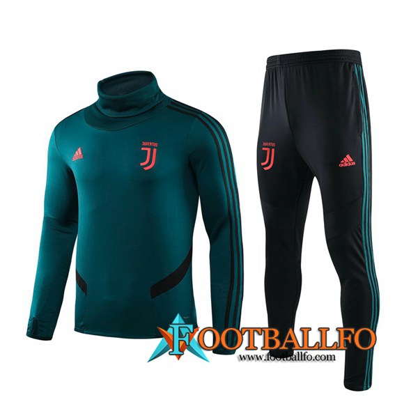 Chandal Futbol + Pantalones Juventus Verde Cuello Alto 2019/2020