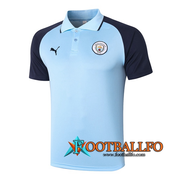 Polo Futbol Manchester City Azul 2020/2021