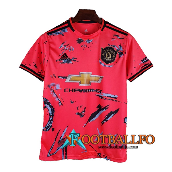 Camiseta Entrenamiento Manchester United Roja 2020/2021