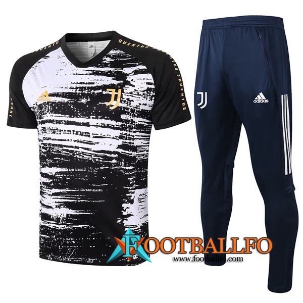 Camiseta Entrenamiento Juventus + Pantalones Negro 2020/2021