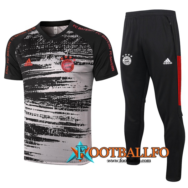 Camiseta Entrenamiento Bayern Munich + Pantalones Negro 2020/2021