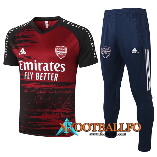 Camiseta Entrenamiento Arsenal + Pantalones Roja 2020/2021