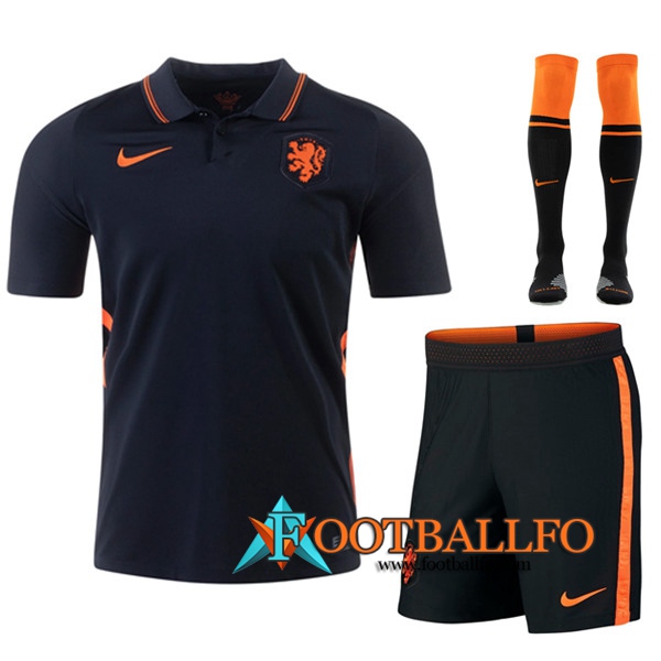 Traje Camisetas Futbol Países Bajos Segunda (Cortos+Calcetines) UEFA Euro 2020