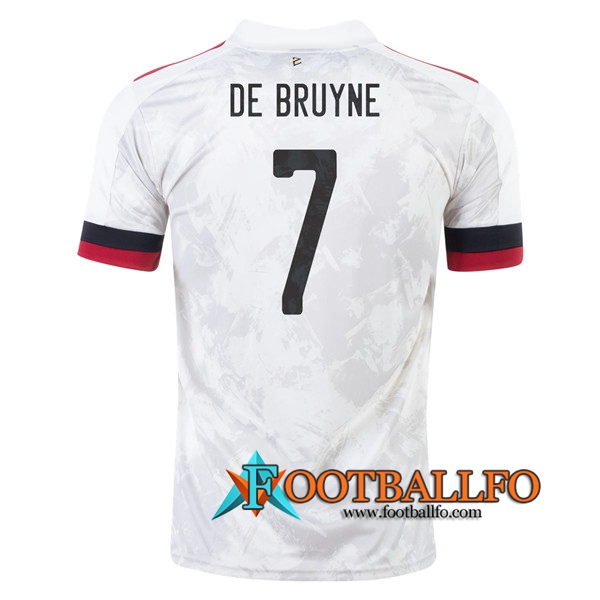 Camisetas Futbol Belgica (DE bruyne 7) Segunda UEFA Euro 2020