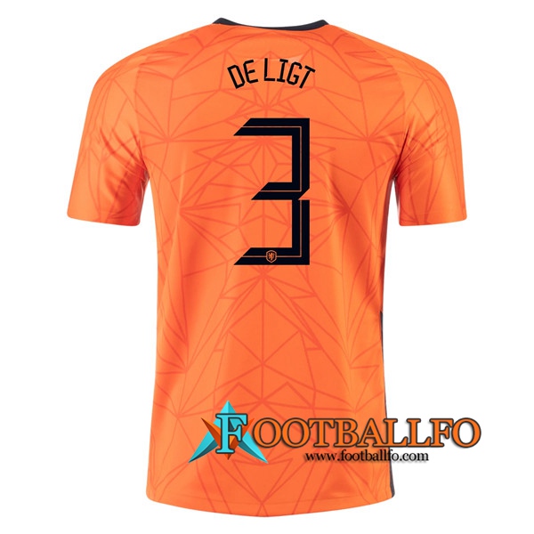 Camisetas Futbol Países Bajos (DE LIGT 3) Primera UEFA Euro 2020