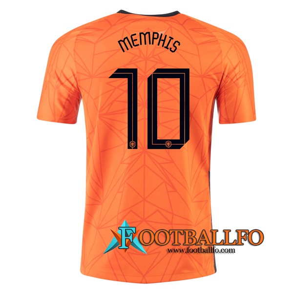 Camisetas Futbol Países Bajos (MEMPHIS 10) Primera UEFA Euro 2020