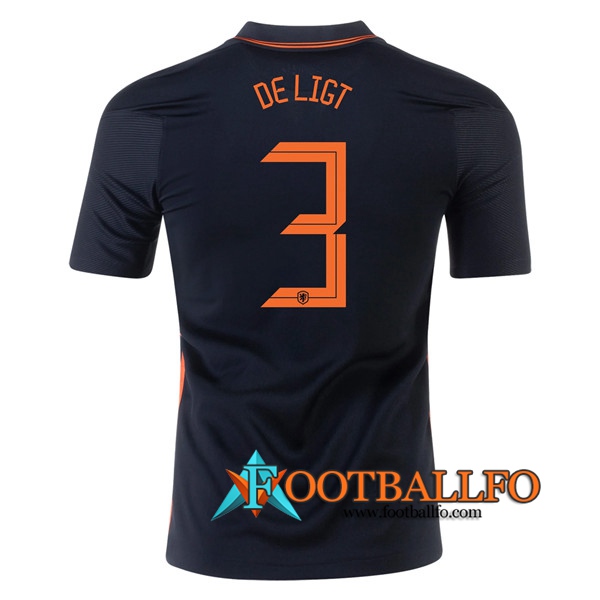 Camisetas Futbol Países Bajos (DE LIGT 3) Segunda UEFA Euro 2020