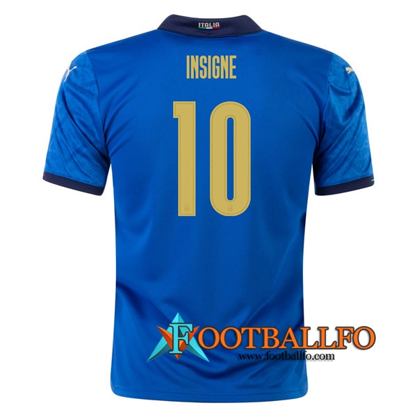Camisetas Futbol Italia (INSIGNE 10) Primera UEFA Euro 2020