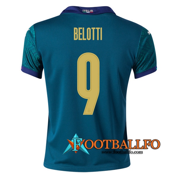Camisetas Futbol Italia (BELOTTI 9) Tercera UEFA Euro 2020