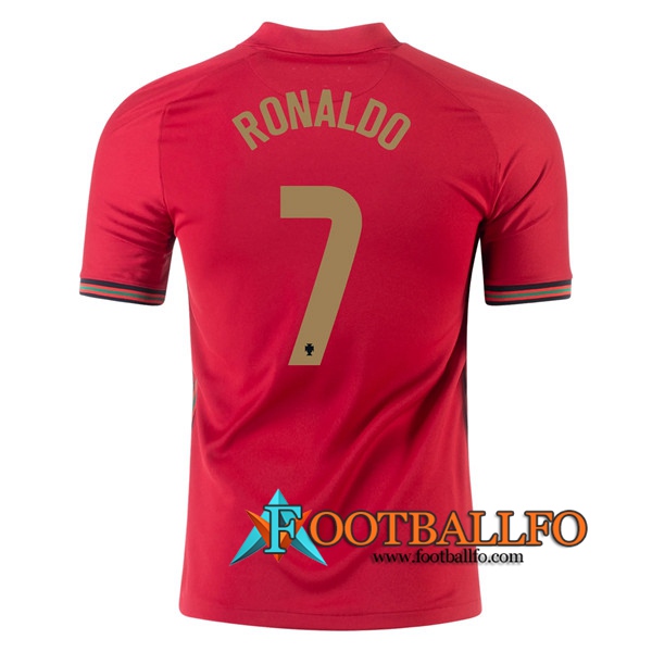 Camisetas Futbol Portugal (RONALDO 7) Primera UEFA Euro 2020