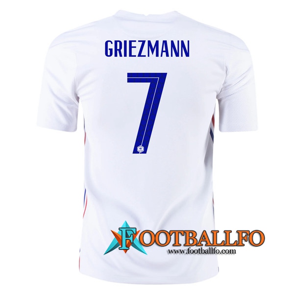 Camisetas Futbol Francia (Griezmann 7) Segunda UEFA Euro 2020