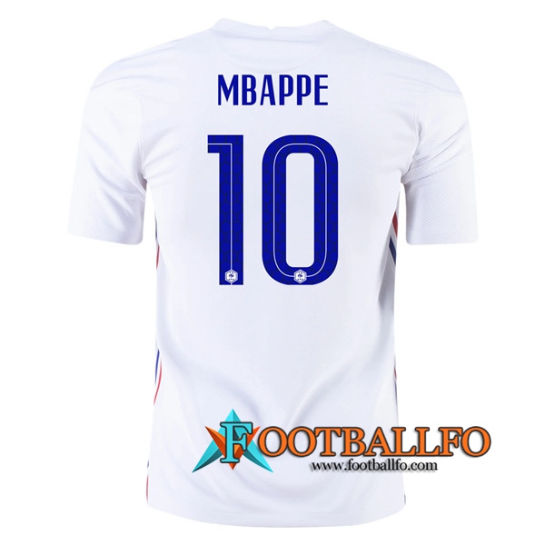 Camisetas Futbol Francia (Mbappe 10) Segunda 2020/2021