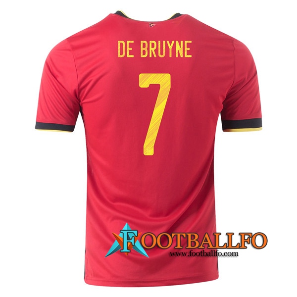 Camisetas Futbol Belgica (DE bruyne 7) Primera 2020/2021