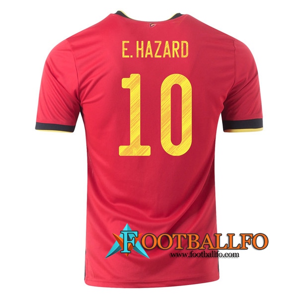 Camisetas Futbol Belgica (E.Hazaro 10) Primera 2020/2021