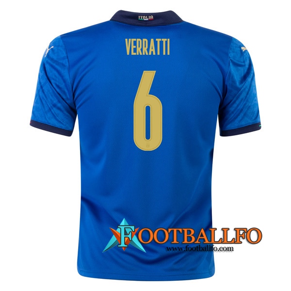 Camisetas Futbol Italia (VERRATTI 6) Primera 2020/2021