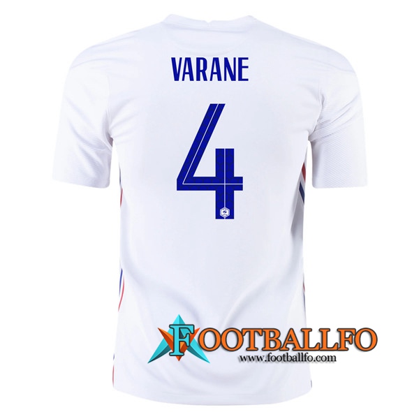 Camisetas Futbol Francia (Varane 4) Segunda 2020/2021