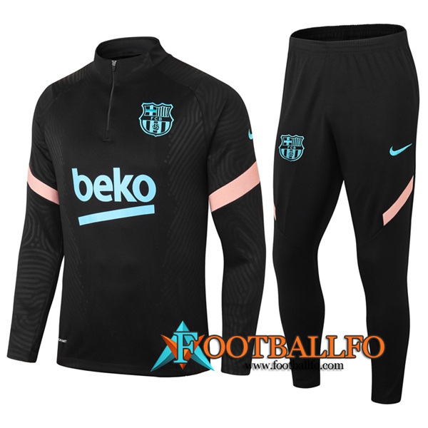 Chandal Futbol + Pantalones FC Barcelona Negro 2020/2021