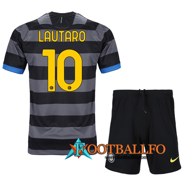 Camisetas Futbol Inter Milan (LAUTARO 10) Ninos Tercera 2020/2021