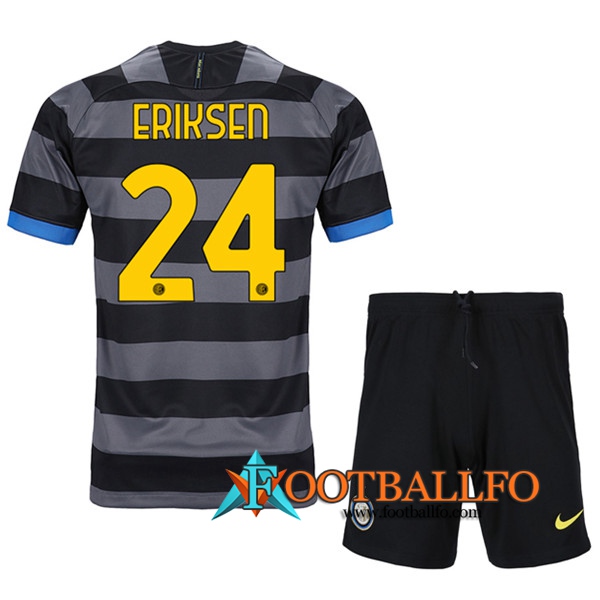 Camisetas Futbol Inter Milan (ERIKSEN 24) Ninos Tercera 2020/2021