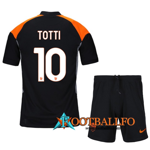 Camisetas Futbol AS Roma (TOTTI 10) Ninos Tercera 2020/2021