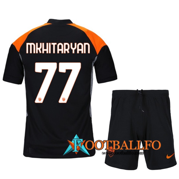 Camisetas Futbol AS Roma (MKHITARYAN 77) Ninos Tercera 2020/2021