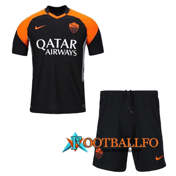 Camisetas Futbol AS Roma Ninos Tercera 2020/2021