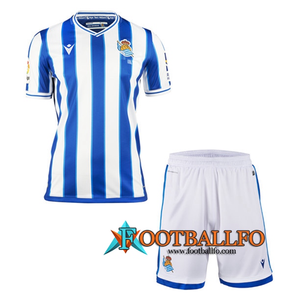 Camisetas Futbol Real Sociedad Ninos Primera 2020/2021