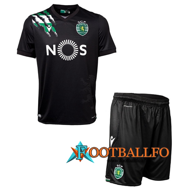 Camisetas Futbol Sporting Ninos Segunda 2020/2021