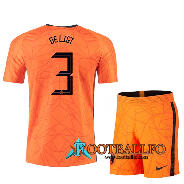 Camisetas Futbol UEFA Euro 2020 Países Bajos (DE LIGT 3) Ninos Primera