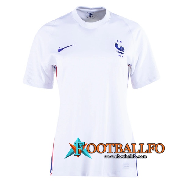 Nueva Camisetas Futbol Francia Mujer Segunda UEFA Euro 2020