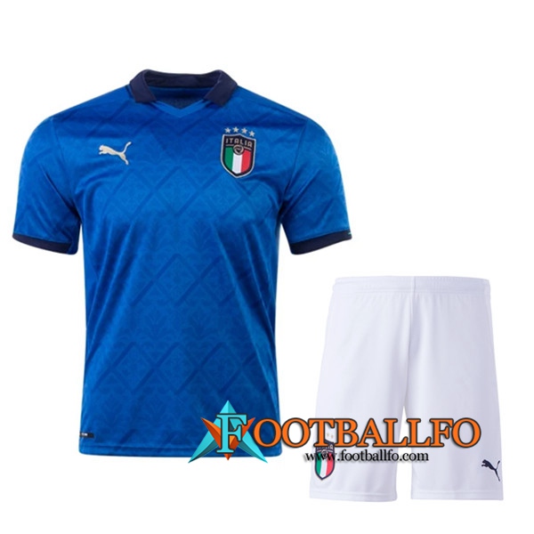 Traje Camisetas Futbol Italia Primera + Cortos UEFA Euro 2020