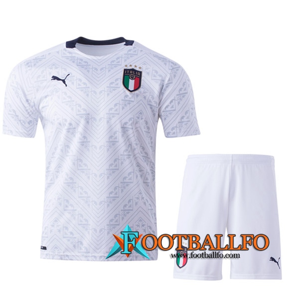 Traje Camisetas Futbol Italia Segunda + Cortos UEFA Euro 2020