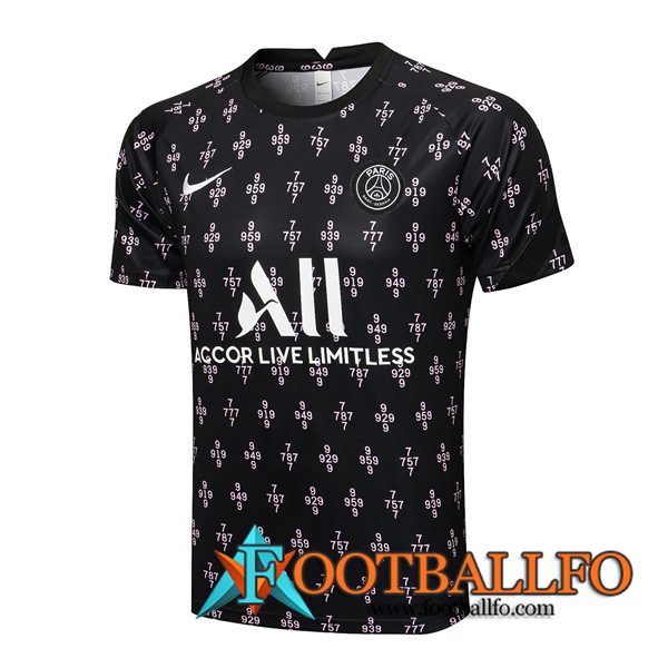 Camiseta Entrenamiento Jordan PSG Negro/Rosa 2021/2022