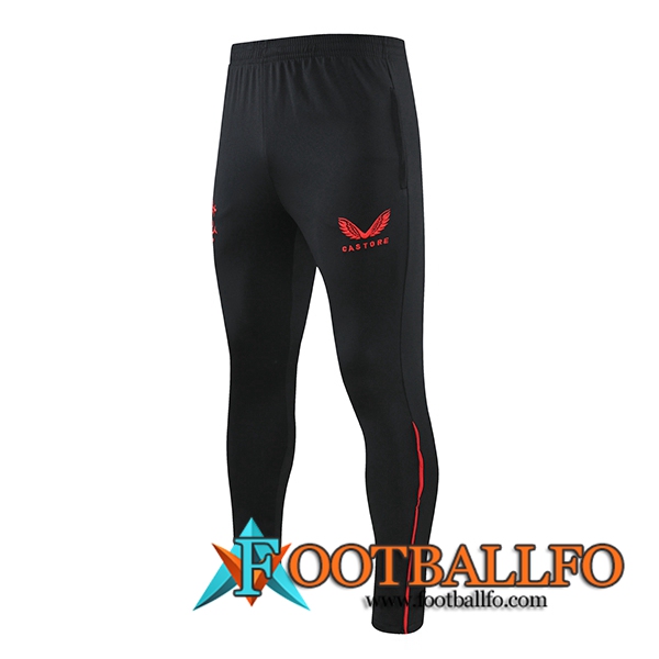 Pantalon Entrenamiento Flamengo Negro/Rojo 2021/2022