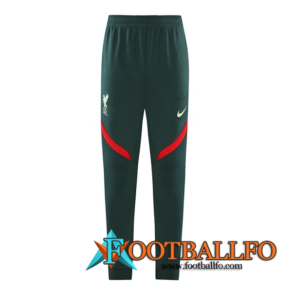 Pantalon Entrenamiento FC Liverpool Verde/Rojo 2021/2022