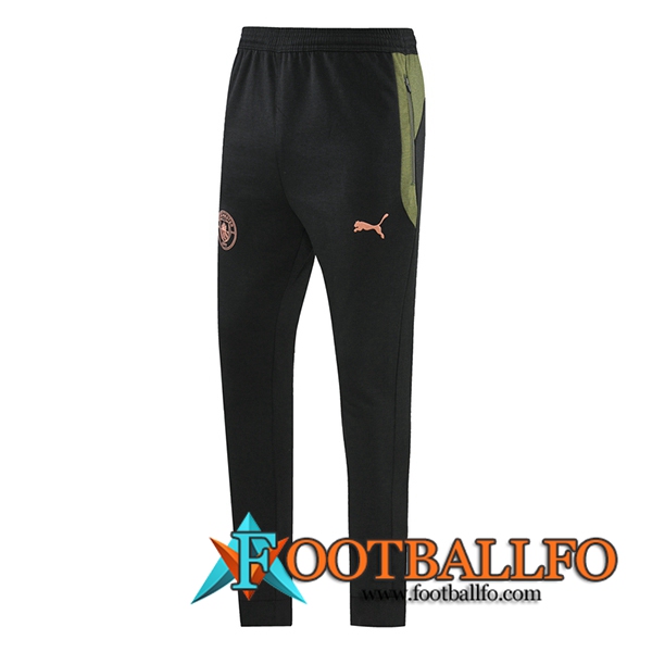 Pantalon Entrenamiento Manchester City Verde/Negro 2021/2022