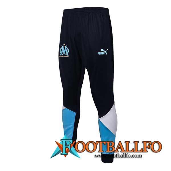 Pantalon Entrenamiento Marsella OM Azul Marino/Blanca/Azul 2021/2022