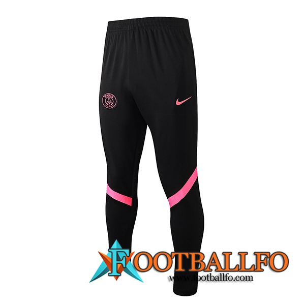 Pantalon Entrenamiento Jordan PSG Negro/Rosa 2021/2022 -02